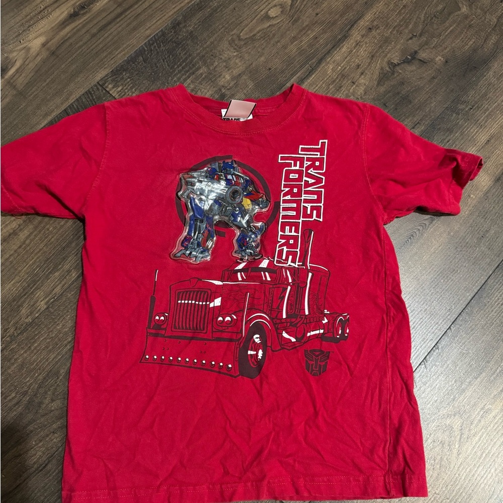 2006 Hasbro Light Up Transformers Shirt size Kids Medium